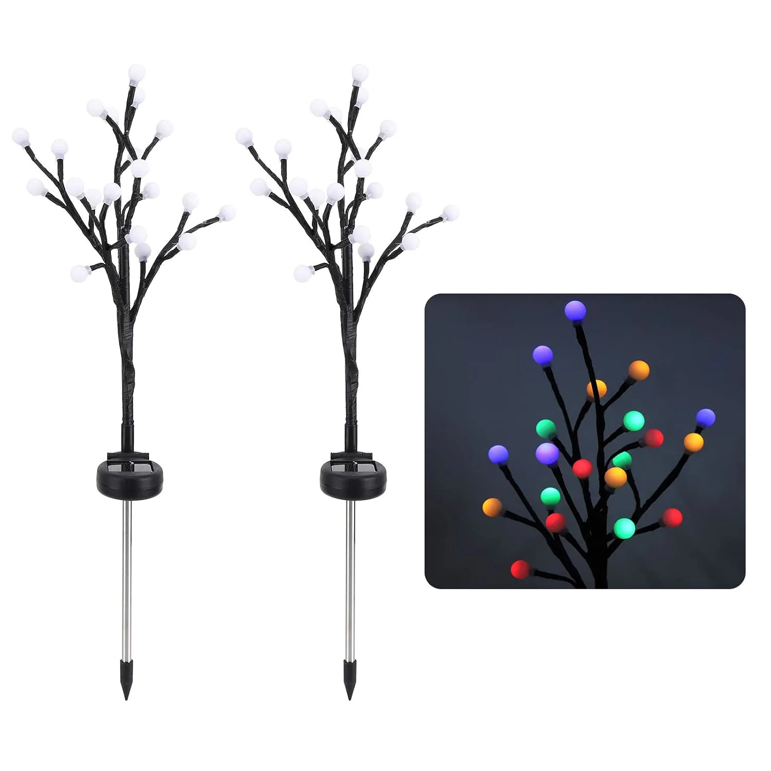 Solar Firefly Starburst Swaying Garden Lights